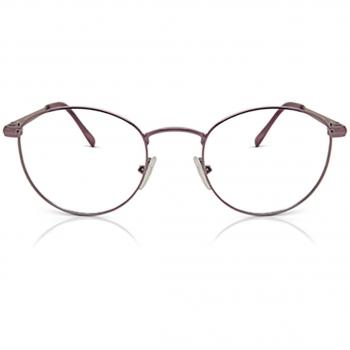 Montura Completa Metálica Ovalada Purple para Hombre - Gafas Recetadas Anti-Azules - SmartBuy Collection