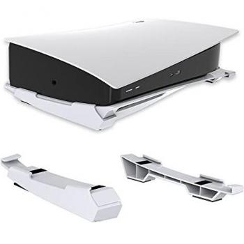 NexiGo PS5 Soporte Horizontal, [Diseño Minimalista], Soporte Base PS5, Compatible con Playstation 5 Disc y Ediciones Digitales, Blanco