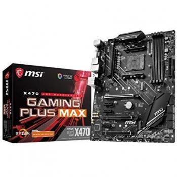 MSI X470 GAMING PLUS MAX Motherboard ATX - Supports AMD Ryzen 1st, 2nd and 3rd Gen Processors, AM4, DDR4 Boost