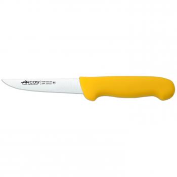 Arcos Serie 2900, Cuchillo Deshuesador, Hoja de Acero Inoxidable Nitrum de 130 mm, Mango inyectado en Polipropileno Color Amarillo