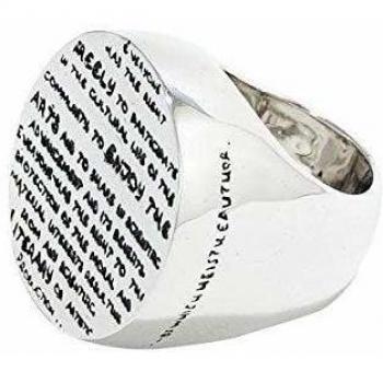 Anillo Demaria Mujer DMHRA005-B12 - Anillo de acero inoxidable, diseño moderno, acabado pulido, talla 12