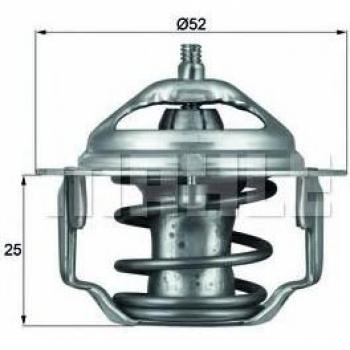 Termostato de refrigerante MAHLE TX 64 88, compatible con sistemas de refrigeración, diseñado para regular la temperatura del motor, fabricado con materiales de alta calidad para garantizar durabilidad y eficiencia en el rendimiento