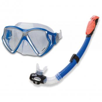 Set de Gafas y Tubo de Buceo Intex Aqua Pro Swim