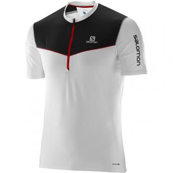 Salomon Fast Wing Hz Ss M Camiseta de manga corta, Hombre, Blanco