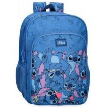 Mochila escolar Stitch Happy de dos compartimentos
