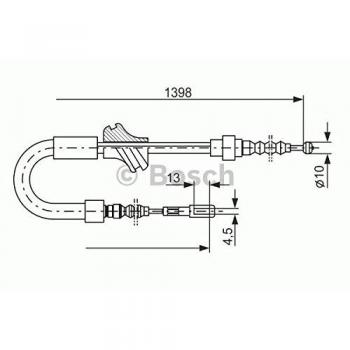 Cable de freno de mano Bosch 1 987 477 200 - Alta calidad y durabilidad