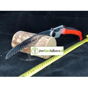 Sierra Plegable Stocker Suracon 210 LC, tipo de producto: sierra plegable, características: longitud de corte de 21 cm, diseño compacto y portátil, hoja de acero afilada para cortes precisos, mecanismo de