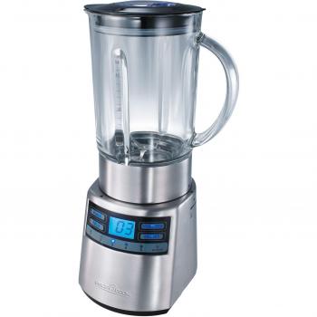 Proficook UM 1006 - Batidora de vaso, jarra de cristal 1,8 l, regulador velocidad electrónico, 1200 W, color negro y gris
