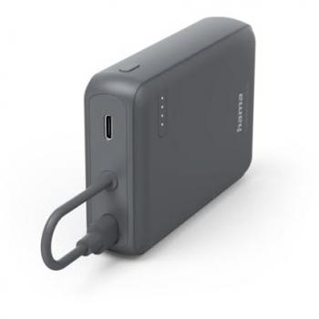 Powerbank Hama Travel 10000 mAh, 15 W, 2 Salidas USB-C, Antracita