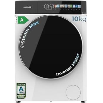 Lavadora de Carga Frontal Cecotec Bolero DressCode 10 Kg Inverter Plus 1400 rpm FullColor 11 Programas SteamMax Clase A