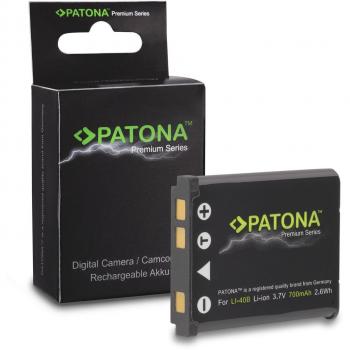 PATONA Premium Bateria Li-40B Compatible con Olympus mju 1060, 1200, 5000, 7000, 7010, 7020, Li-42B