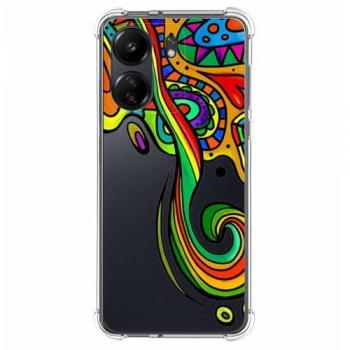 Funda Antigolpes de Silicona para Xiaomi Poco C65 con Diseño Colorido y Dibujos
