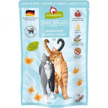 GranataPet DeliCatessen sobres 6 x 85 g - Salmón y pavo