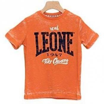 Leone - Camiseta Infantil Take Changes de Manga Corta - Naranja