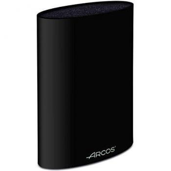 Arcos Tacos, Bloque Universal para Cuchillos hasta 20 cm, Hecho de Caucho Termoplástico 220 x 160 x 65 mm, Color Negro