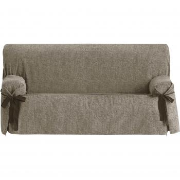 Eysa Dream - Funda de Sofa de Lazos, 3 plazas, Color visón
