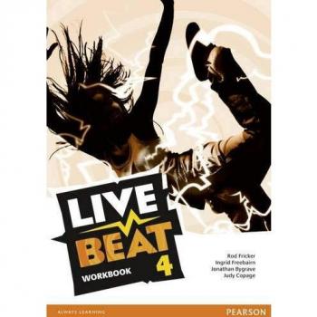 Live Beat 4 Workbook (Tapa blanda) - Libro de trabajo para el aprendizaje de idiomas, diseñado para estudiantes de nivel intermedio, incluye ejercicios prácticos, actividades interactivas y se enfoca en la mejora de habilidades lingüísticas