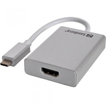 Sandberg USB-C to HDMI Converter with Aluminium Case, 136-12 Model