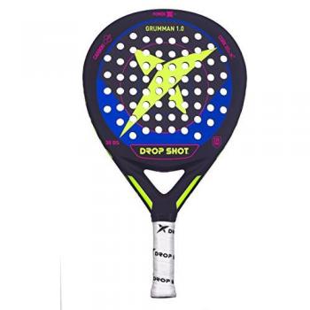 DROP SHOT Explorer 1.0 Pala Pádel, Unisex niños, Negro, 340-365 gr
