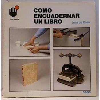 Como encuadernar un libro