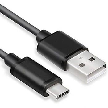 Famz Accesorio Compatible - Cable de Datos USB Tipo C Negro