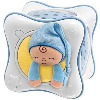 Chicco - Proyector cubo arcoíris, color azul