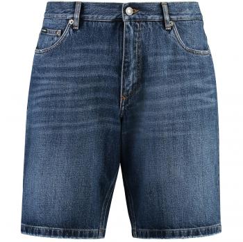 Dolce & Gabbana Men's Denim Shorts, Size 48, Color S9001