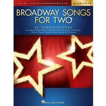 Broadway Songs For Two Clarinets: Easy Instrumental Duets