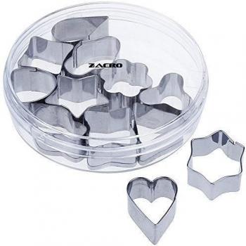 Zacro Set 12 Cortapastas Moldes para Galletas