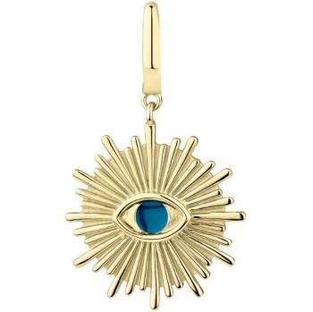 Ear Candy - Piercing aro Oksana de plata bañado en oro 18k