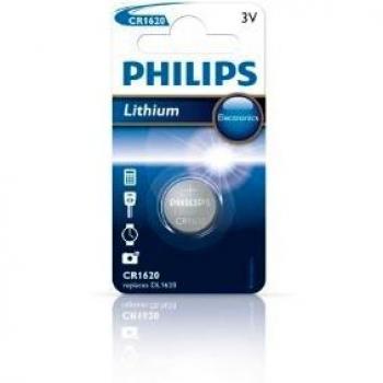 Philips CR1620 Lithium Coin Cell Battery 3V 1-pack