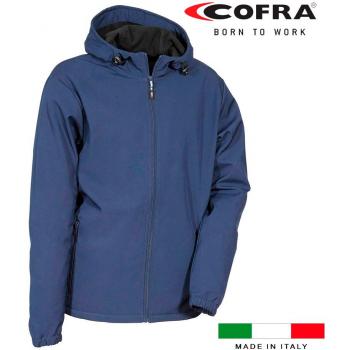 Cazadora Softshell Vannas Azul Marino Cofra Talla XXL