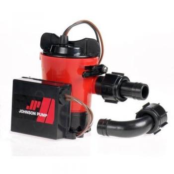 Johnson Pump 07703-00 750GPH Ultra Combo Pump, 3/4 Inch Hose Dura Port, 12V