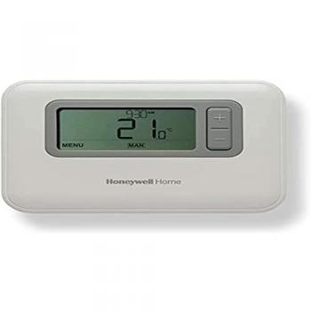Termostato programable Honeywell T3 - T3H110A0050, características: programación semanal, pantalla digital retroiluminada, control de temperatura preciso, compatibilidad con sistemas de calefacción y refrigeración, fácil instalación y uso