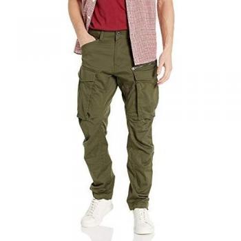 G-Star Rovic Zip 3D Regular Tapered Pants - Dark Bronze Green