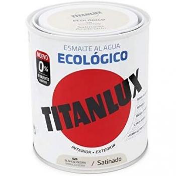TITANLUX 01T052534 Esmalte, Blanco Piedra, 750 ml