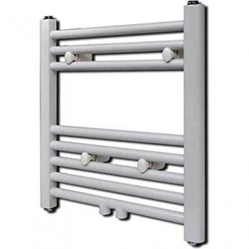 vidaXL Calefacción Central de baño Radiador Toallero Recto 480 x 480 mm