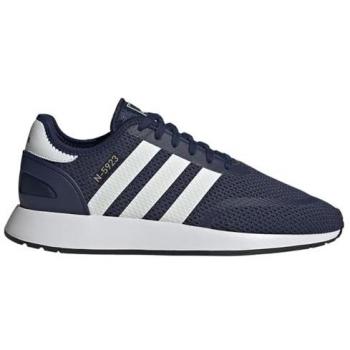 Zapatillas de running adidas N-5923 azul marino con detalles en blanco, talla 44.5