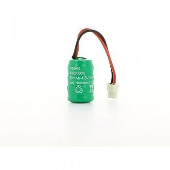 Batería Recargable Ni-MH 4.8V 80mAh Vimar 00910 para Lamparas de Emergencia y Torches