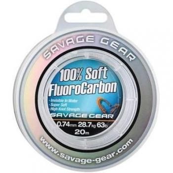 Línea de Fluorocarbono Suave Savage Gear 0.92mm 15m 40.5kg