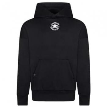 Sudadera Converse Po Pullover Hoody Niño Negra, sudadera con capucha, color negro, unisex, talla 158 cm