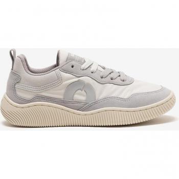 Zapatillas Deportivas de Mujer Ecoalf Alcudiany Gris Sostenibles con Cierre de Cordones en Nylon Reciclado