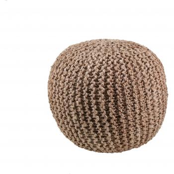 Moycor 763044.0 - Puff crochet redondo, 45x45x37 cm