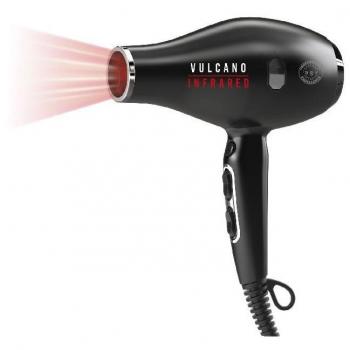 Secador Profesional Vulcano Infrared 2200w By AGV - Secador de cabello, tecnología infrarroja, potencia de 2200w, bajo consumo de energía (1300w a 1600w), emite iones