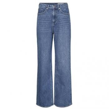 Vaqueros de Cintura Alta Tessa Wide Straight Fit Vero Moda 25/32 Denim Azul Medio