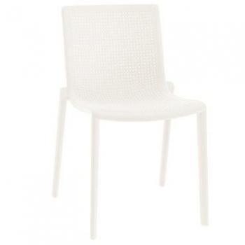 Silla de Jardín Beekat de Resina Blanca - Resol