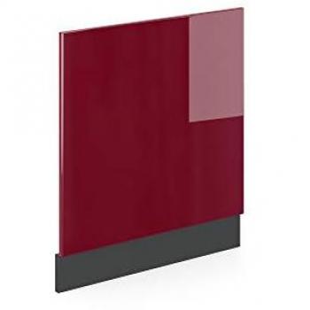 Panel Frontal R-Line Moderno 60 cm Rojo y Antracita Sin Encimera