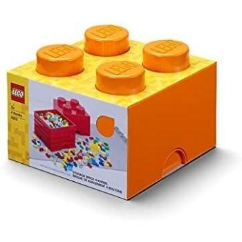 LEGO Storage Brick 4 - Orange, 250 x 250 x 180 mm, 11 liters