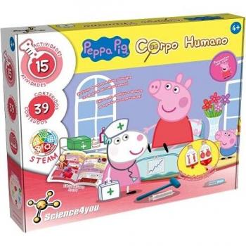 Science4you-Science4you, Descubre El Cuerpo Humano, Juego para 4+ años, Serie 'Peppa Pig', Multicolor