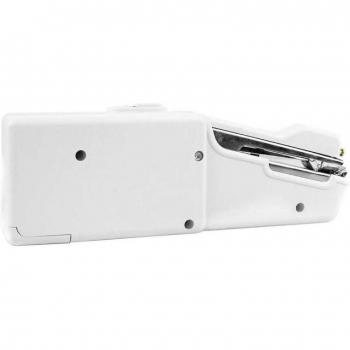 Máquina de Coser Portátil OcioDual para Tela con Opción de 4 Pilas AA o Alimentación DC 6V, Color Blanco